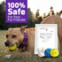 Durable Dog Chew Balls for Aggressive Chewers - Atom Teething Toys for Medium and Large Dogs, 3 Pack