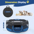 VavoPaw Small Animal Playpen, Chicken Brooder Box with Cover Top, Portable Outdoor Exercise Pet Cage Tent, Waterproof
