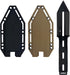 Hunting Survival Knife 9" Full Tang Fixed Blade Knives with Extra Set of FRN Sheath, MOLLE Clip