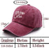 KKMKSHHG Barn Hair Don't Care Baseball Cap, Adjustable Vintage Cotton Denim Dad Hat for Women and Men