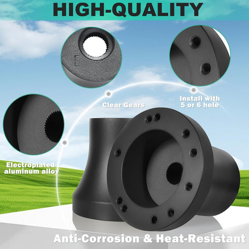 Golf Cart Steering Wheel Adapter For EZGO TXT & RXV Golf Cart Golf Cart Accessories by Orle Oko