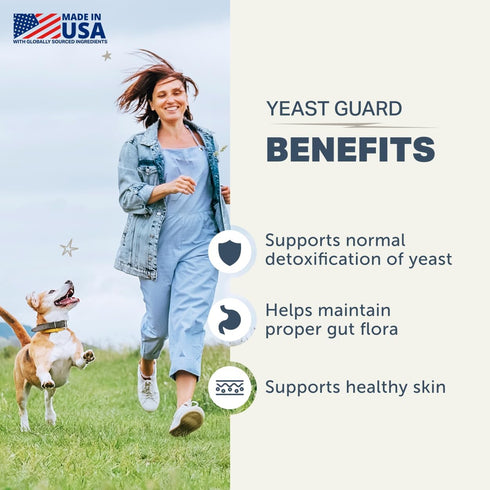 100% 30 FOUR LEAF ROVER Yeast Guard for Dog Yeast - Veterinarian Formulated - Supports Healthy Skin, Ears & Paws