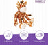 Multipet Swingin Safari Giraffe Dog Plush Toy - Squeaky, Extra Soft, Stuffed Animal for Cuddling & Playing