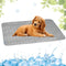 Dog Cooling Mat, Portable Washable Summer Pad, Water-Absorbent Ice Silk Self-Cooling Mat for Kennel/Sofa/Bed/Floor/Car