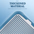 ULTECHNOVO Dog Potty Tray with Wall Post: Indoor Puppy Training Toilet Blue Plastic Mesh Grate, Pee Pad Holder for Male