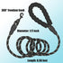 Rope Dog Leash with Comfortable Hand Grip, 6.5 FT Long - Safe for Night Walking, Suitable for Small Dogs