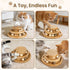 3-Level 7 YooxArmor Cat Ball Track Toy for Cats, Wooden Tower with Spinning Balls, Interactive Indoor Play for Kittens