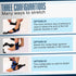 Foot and Calf Stretcher for Plantar Fasciitis, Blue Yoga Stretching Strap for Achilles Tendonitis, Heel Spurs, Drop Foot