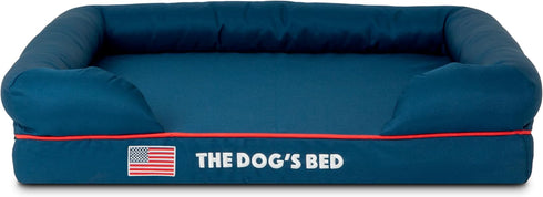 Replacement Outer Cover for The Dog's Bed, Orthopedic Memory Foam Dog Bed, Washable Oxford Fabric, Medium, Blue