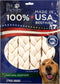 Pet Factory 100% Made in USA Beefhide 7" Braided Sticks Dog Chew Treats, Natural Flavor, 6 Count/1 Pack