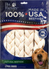 Pet Factory 100% Made in USA Beefhide 7" Braided Sticks Dog Chew Treats, Natural Flavor, 6 Count/1 Pack
