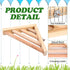 3 (7.1 7.1 Inch,Ladder) Wettarn Pcs Bird Perch Platform Bird Corner Parrot Perch Corner Wooden Stand Sector Playground