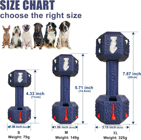 Dog Chew Toys for Aggressive Chewers,Food Grade Non-Toxic Dental Pet Toy,Tough Durable Indestructible Dog Toys