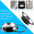 3 PCS SUOXU Stainless Steel Cat Bowls, Non-Skid Base Leak-Proof Feeding Bowls with Cute Cats Painted