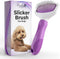 Poodle Pet Slicker Brush for Dogs, Cats, Rabbits - Matted/Loose Fur Grooming for Short/Long Hair