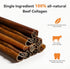 AZRAPAWS 12" 10 Pack Beef Collagen Sticks for Dogs, Dog Chews for Medium and Large Dogs, Bully Sticks