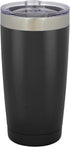Polar Camel 20oz Insulated Travel Mug - Black Engraved Stainless Steel with Clear Lid, Great Dane