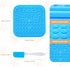 Lick Mat for Dogs, Slow Feeder Licking Pad with Suction Cups for Treats, Bathing, Grooming, Calming - 2 Pack