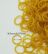 500 PCS 3/8" 9.5mm Elastics Rubber Bands for DIY Puppy Cat Dog Hair Bows, Grooming Top Knots