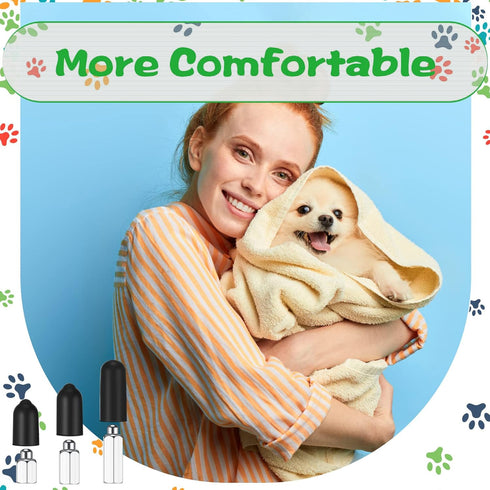 36 Pieces Column Rubber Sleeve: Safe Prong Collar Cover Replacement for Pet Dog Training Collars