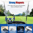 NOKINS 2 PCS Golf Cart Fan, Portable Magnetic Fans for EZGO Club Car Yamaha, 3-speed Settings