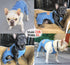 Dog Shirts Clothes Denim Overalls, Blue, XX-Large, Pet Jeans Onesies Apparel for Small Medium Dogs