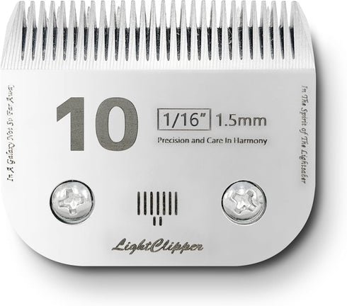 Detachable Ultra Edge Dog Clipper Blade, Carbonized Steel, A5 Series (FC-10, Fine Cut), Resists Heat and Rust