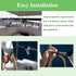WFCYX 10 30 Amp/10 1" Pcs Electrical Marine Shore Power Cable Clips, S Style Dock Electrical Marine Holders, Hold A