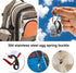12Pack Carabiner Clips Spring Snap Hook Buckle Clasps for Flag Pole Clips, Marine Clips, Dog Leashes