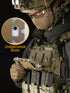Tactical Plate Carrier Vest Attachments, Universal Phone Chest Mount for Screen Size 4.7"-6.7"