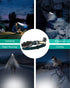 LED Headlights Rechargeable Headlamps, 270° Wide Beam, 1000 Lumens Super Bright with Motion Sensors - Outdoor