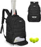 Tennis Bag for Men Women - 2 Racket Backpack for Accessories with Shoe Compartment for Various Sports