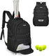 Tennis Bag for Men Women - 2 Racket Backpack for Accessories with Shoe Compartment for Various Sports