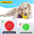 VITEVER 3 Colors Heavy Duty Squeaky Dog Toy Balls, 4.5” for Medium Large Dogs, Durable Chew Toys