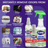 ZORBX Unscented Odor Eliminator for Strong Odor, Advanced Formula Fast-Acting Spray for Dog Cat House