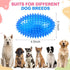 4 Pcs 4.5'' Spiky Squeaker Football Dog Toy for Medium Large Dogs, Spiky Balls for Aggressive Chewers, Fetch Training