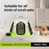 TStopsrealm Foldable Portable Pet Playpen with Feeding Bowls, Indoor Outdoor Pet Tent for Dogs Cats Rabbits Chickens