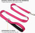 Joytale Double-Sided Reflective Dog Leash, 6 FT/5 FT/4 FT, Padded Handle Nylon Heavy Duty Leashes for Medium & Large