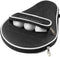 Table Tennis Bat Bag - Ping Pong Paddle Pouch with Ball Storage Pocket, Waterproof Inner Liner Protection