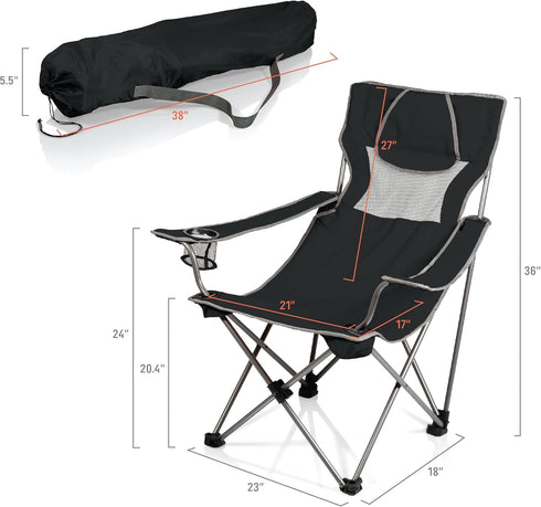 Picnic TIME NCAA USC Trojans Campsite Camping Chair, Picnic Chair, Outdoor Folding Chair with Carry Bag, Beach Chair