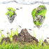 Hewnda Aquarium Decor - Floating Moss Rock Resin Stone, Small Aquarium Rock for Fish Tank Decor