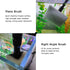 AQUANEAT 6 in 1 Fish Tank Cleaning Tools, Includes Algae Scraper, Sponge Pad, Fish Net, Gravel Rake, Cleaning Brush