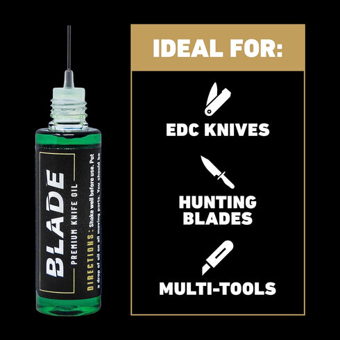 for Knife Pivot Mechanism - Use with EDC, Hunting, Fishing, Multi-Tools & Garden Instruments - Compact Knife Lubricant