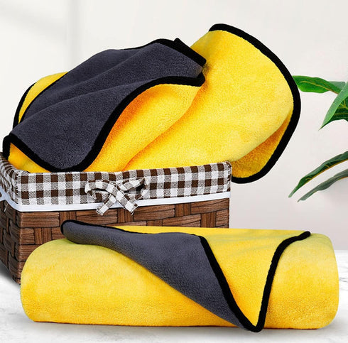 Dog Towel for Large Dogs - Super Absorbent Microfiber Bath Towel for Drying Small Medium Large Dogs