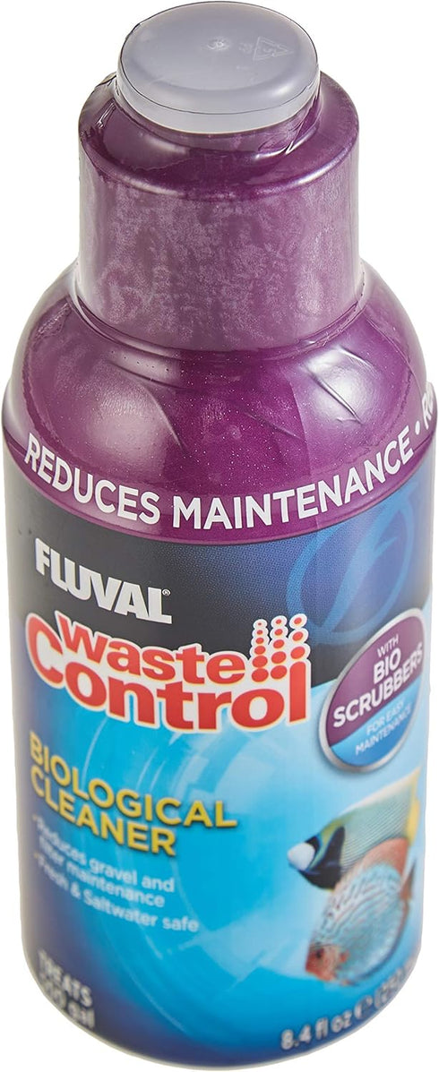Waste Control Biological Cleaner by Fluval, Aquarium Water Treatment, 8.4 Oz., A8355