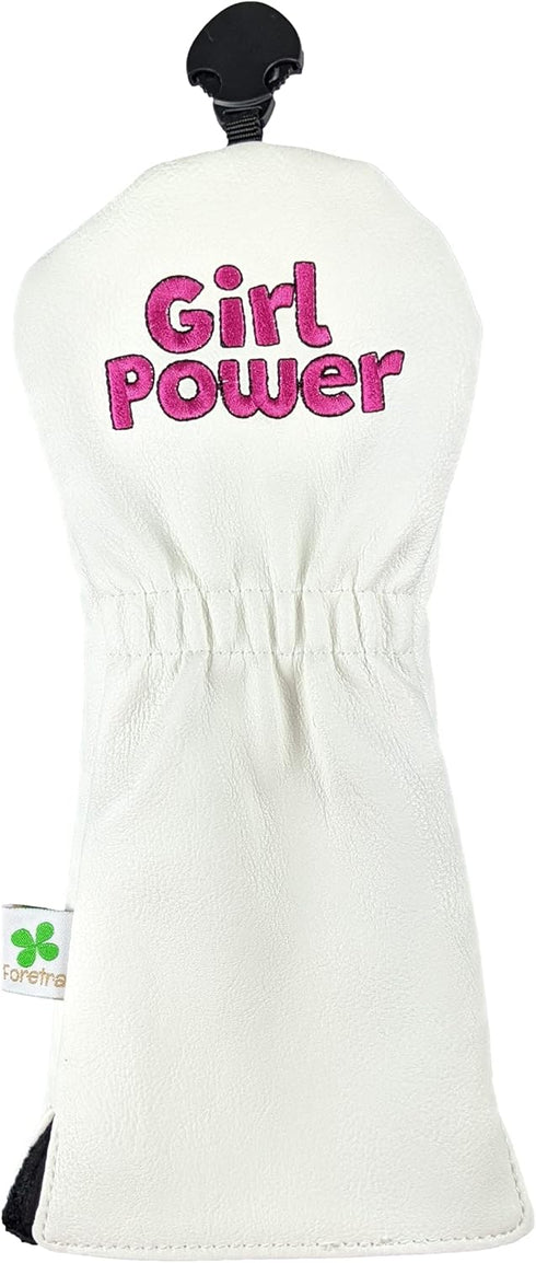 Foretra Limited Edition Girl Power Design Fairway Wood Head Cover - Tour Quality Golf Club Cover