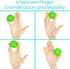 Vive Squeeze Balls for Hand Therapy, Exercise, Arthritis (w/Rehab Video App) - Grip Strengthener Occupational Equipment