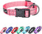 EXCELLENT ELITE SPANKER Reflective Dog Collar, Classic Breathable Nylon Adjustable Pet Collar for Small Medium Large