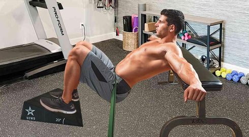 SEWD Squat Wedge - Extra Large 20 Degree Slant Board for Heel Elevated Squats, Ideal for Home Gym and Trainers