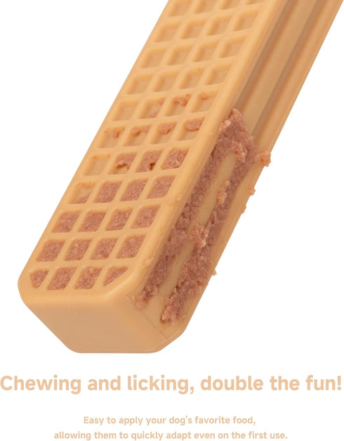 Durable Chew Toy for Medium Dogs - Peanut Butter Flavor Dental Chew Toy, Long-Lasting Nylon for Aggressive Chewers